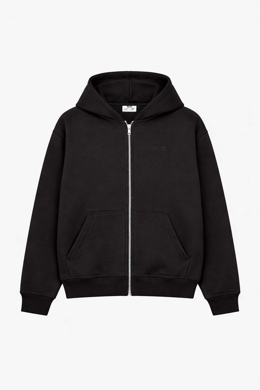 The Signature Everyday Noir Zip-Up Hoodie