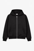 The Signature Everyday Noir Zip-Up Hoodie