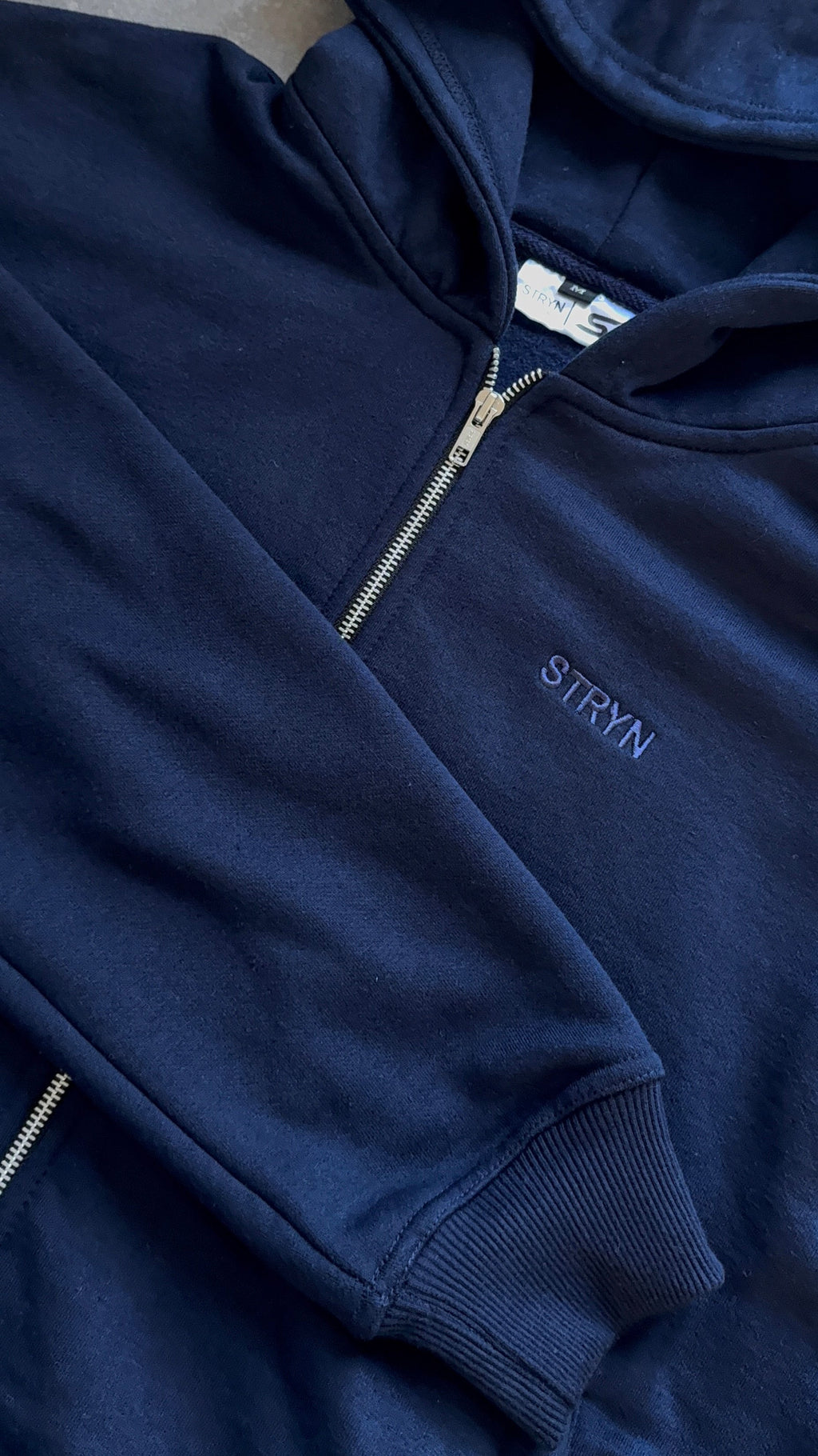 The Signature Everyday Navy Zip-Up Hoodie