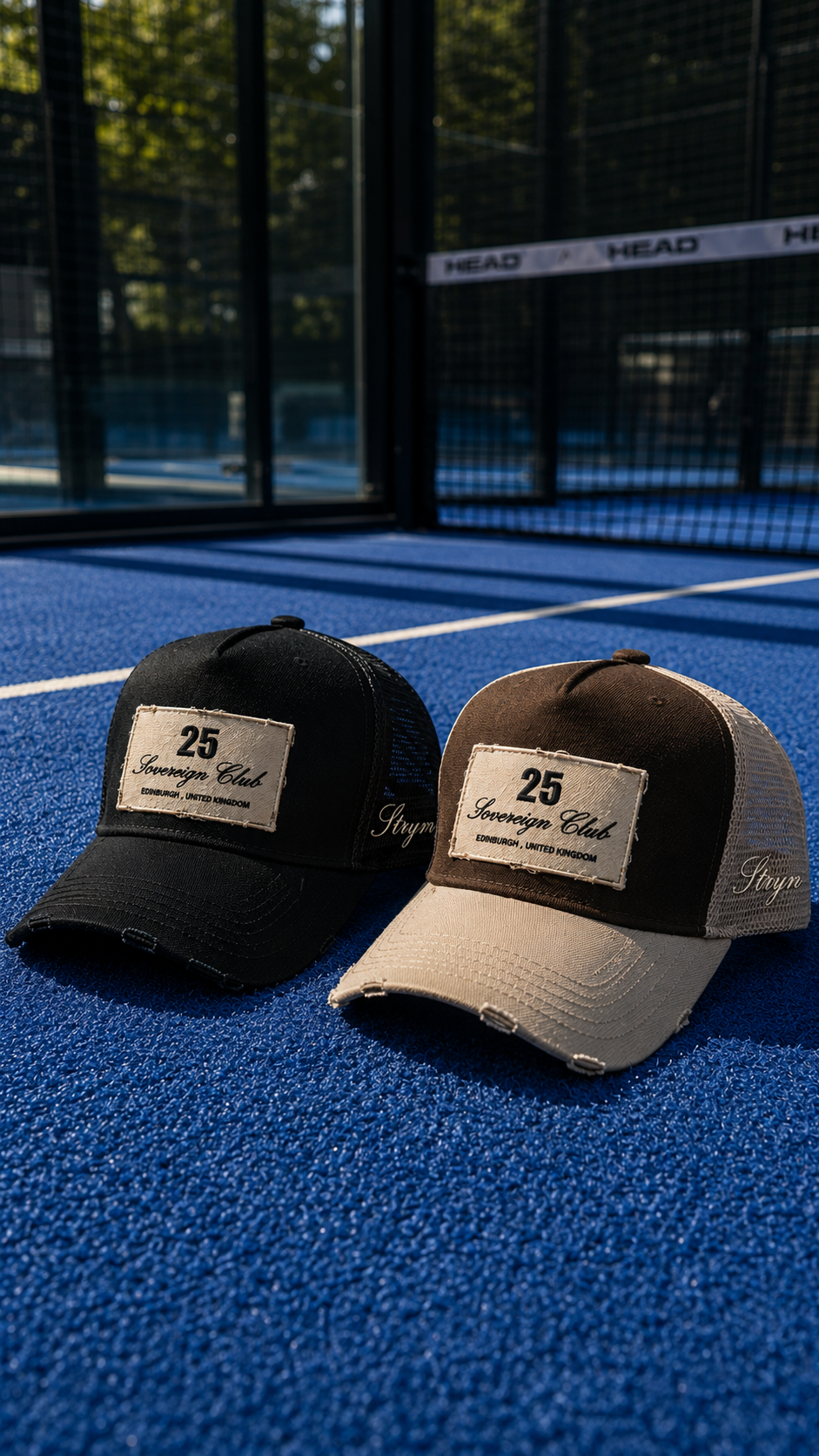 The 25 Collection Trucker Cap - Nero Sovrano