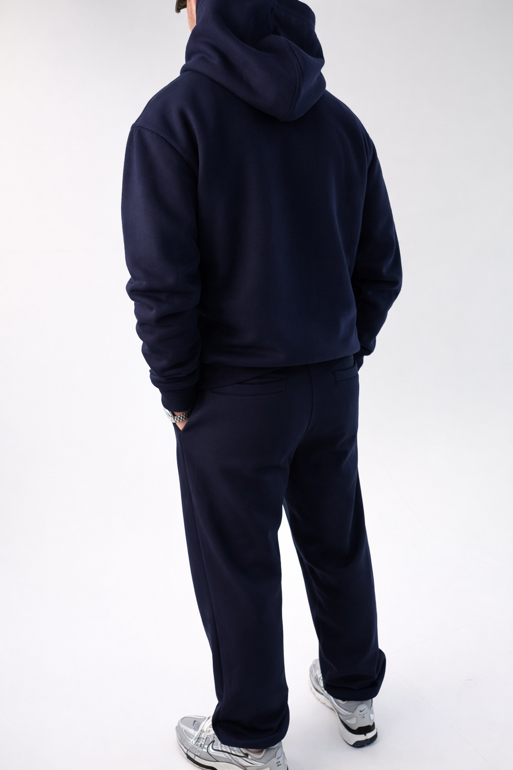 The Signature Everyday Navy Cuffed Jogger