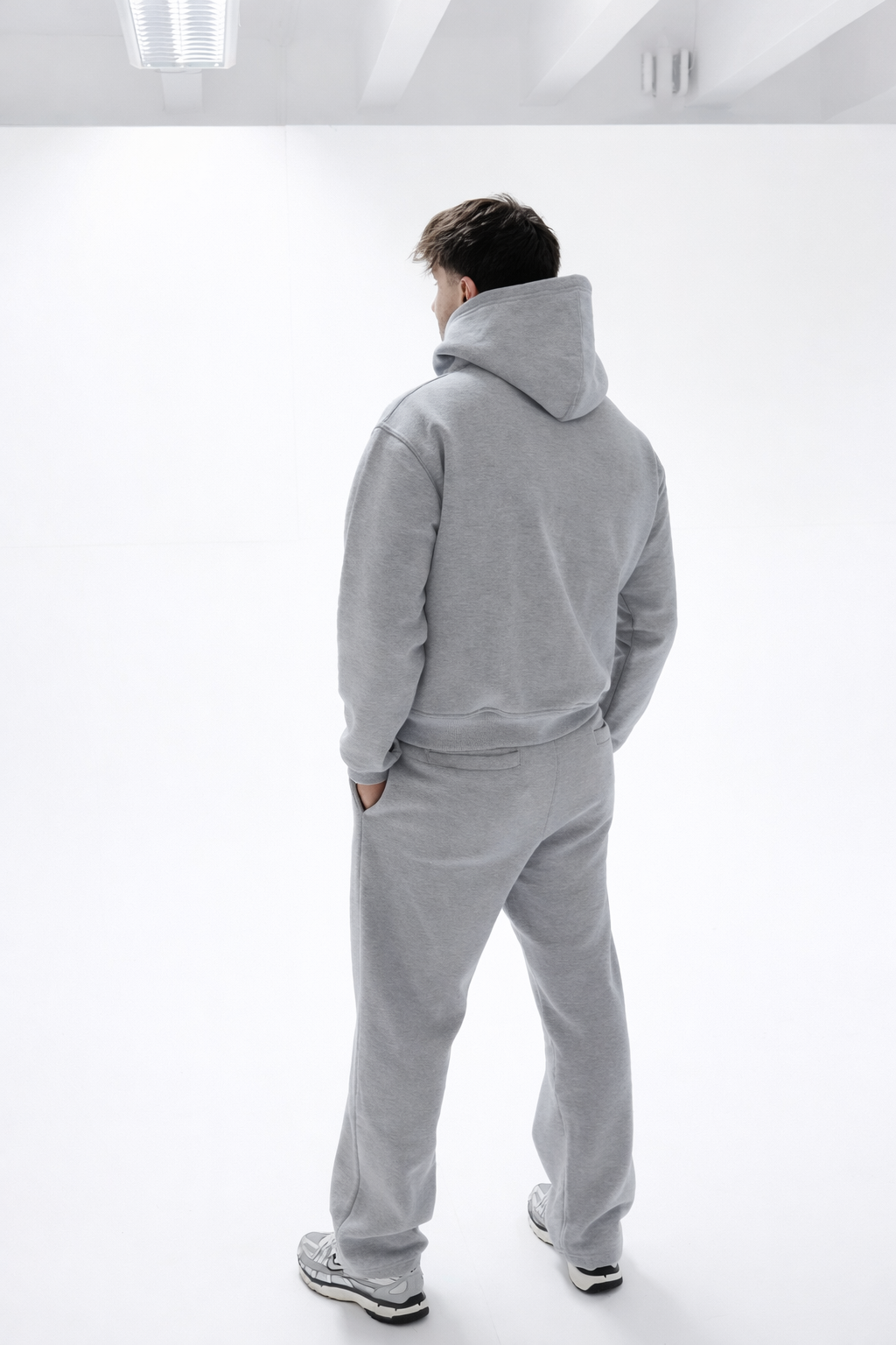 The Signature Everyday Grey Uncuffed Joggers