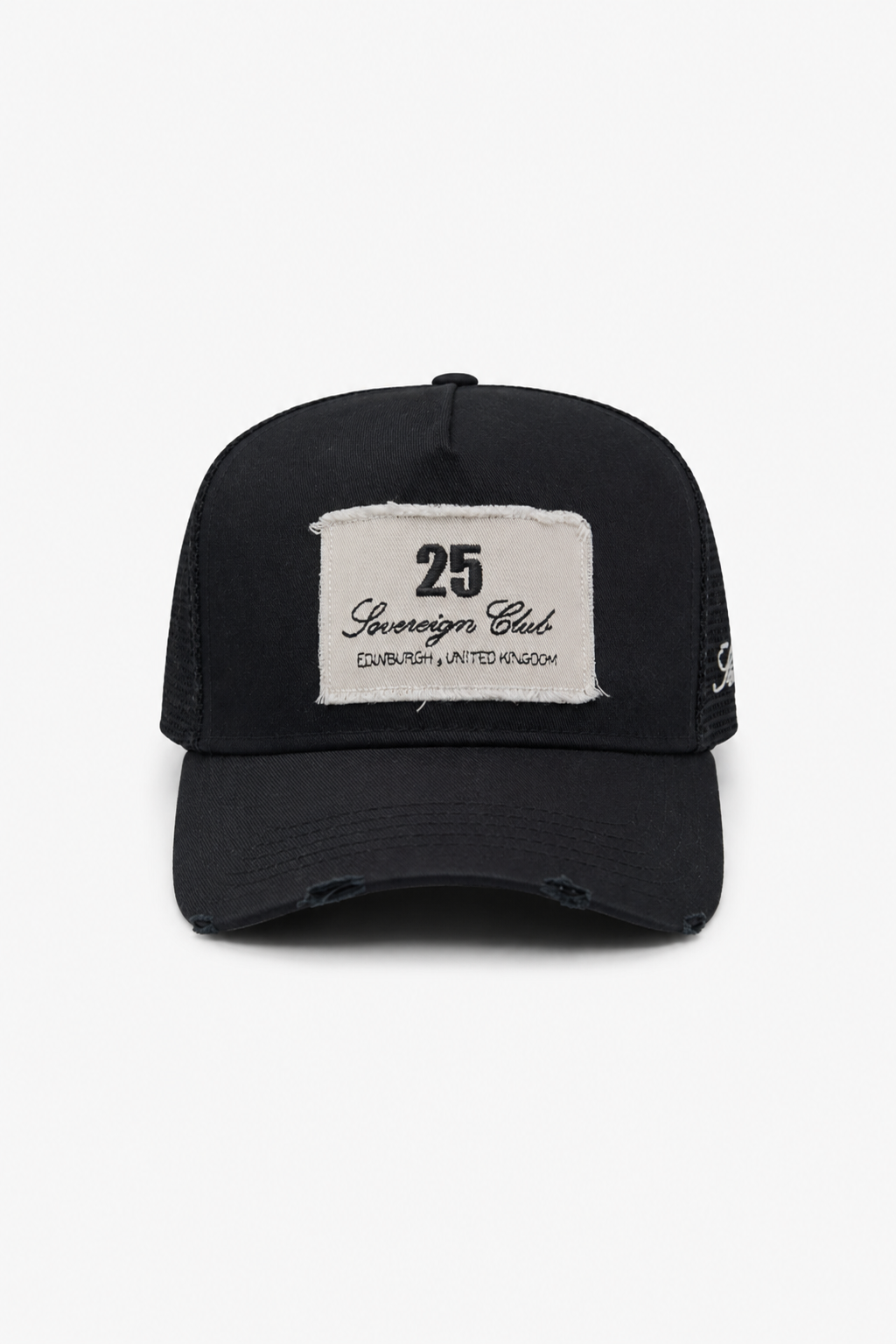 The 25 Collection Trucker Cap - Nero Sovrano