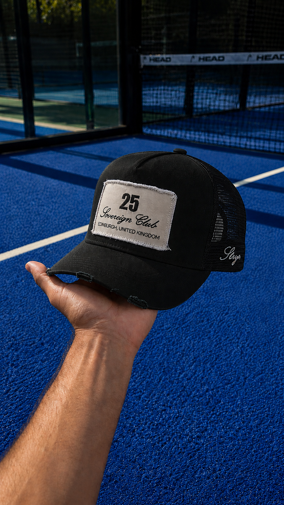 The 25 Collection Trucker Cap - Nero Sovrano