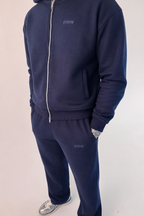 The Signature Everyday Navy Uncuffed Joggers