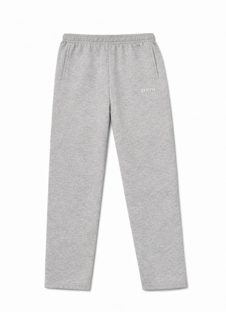 The Signature Everyday Grey Uncuffed Joggers