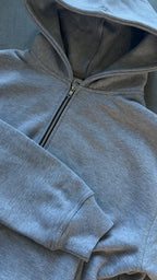 The Signature Everyday Grey Zip-Up Hoodie