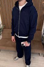 The Signature Everyday Navy Zip-Up Hoodie