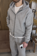 The Signature Everyday Grey Uncuffed Joggers