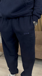 The Signature Everyday Navy Cuffed Jogger