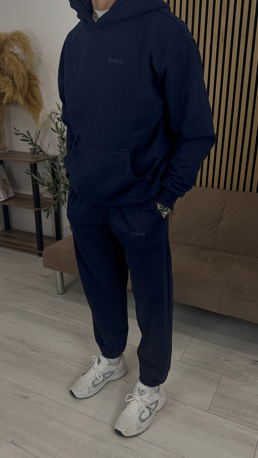 The Signature Everyday Navy Cuffed Jogger