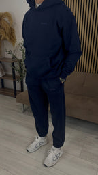 The Signature Everyday Navy Cuffed Jogger