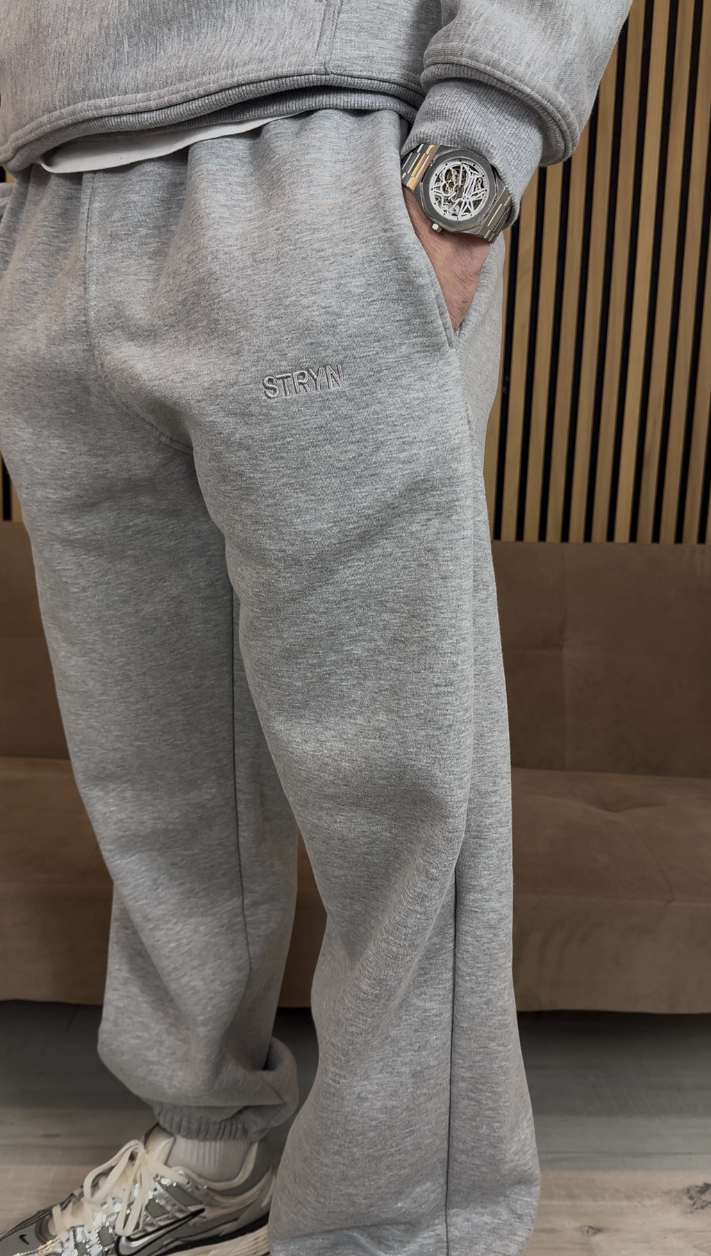 The Signature Everyday Grey Cuffed Jogger
