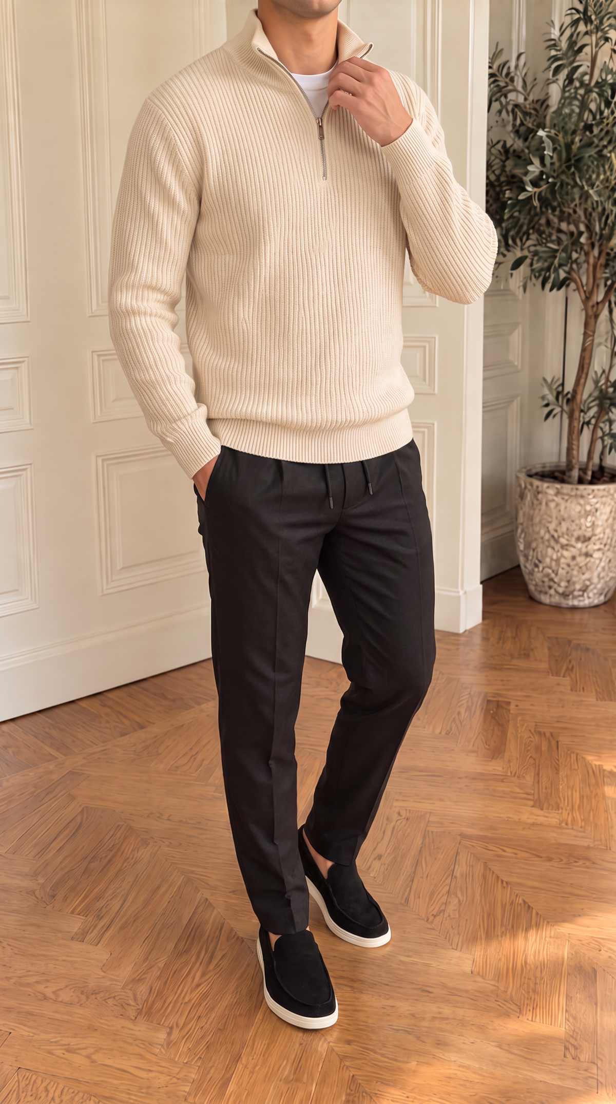The Noir Tailored Trousers